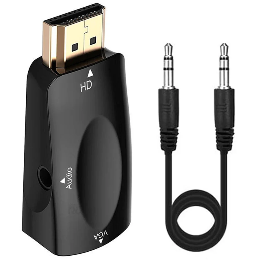Adaptador HDMI para VGA com Áudio