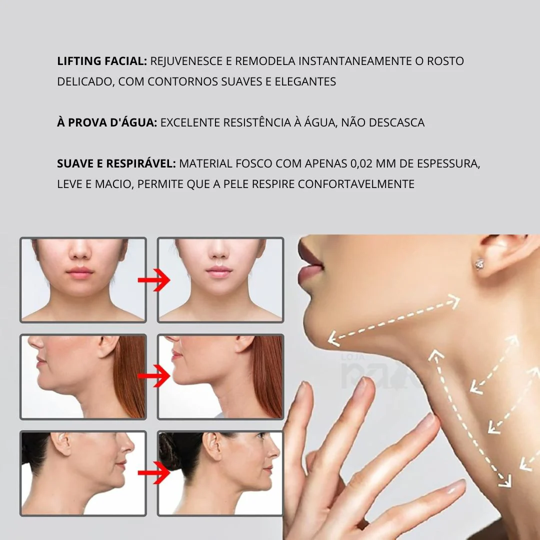 Adesivos Lifting Facial Invisíveis Efeito V - Pack 40 - Image 5