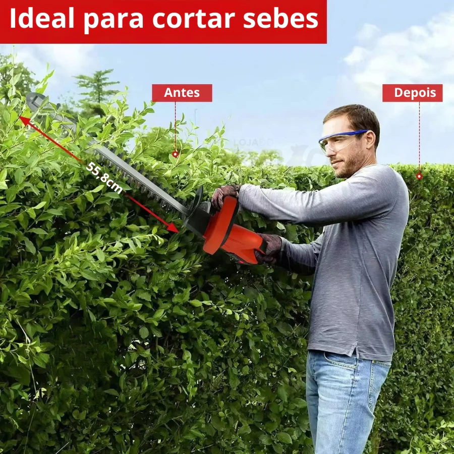 Aparador de Sebes Sem Fios 48V - Image 5
