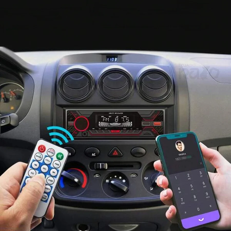 Auto Rádio MP3 com Bluetooth SD-4624 - Image 3