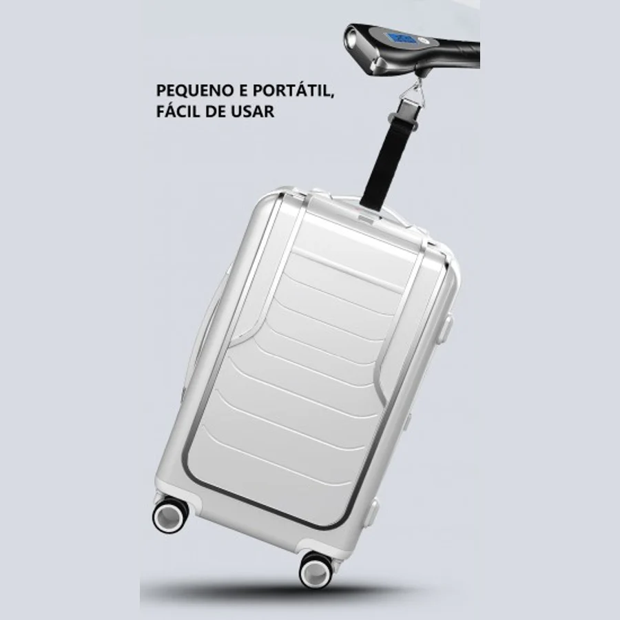 Balança para malas Digital c/ fita métrica e lanterna - Image 3