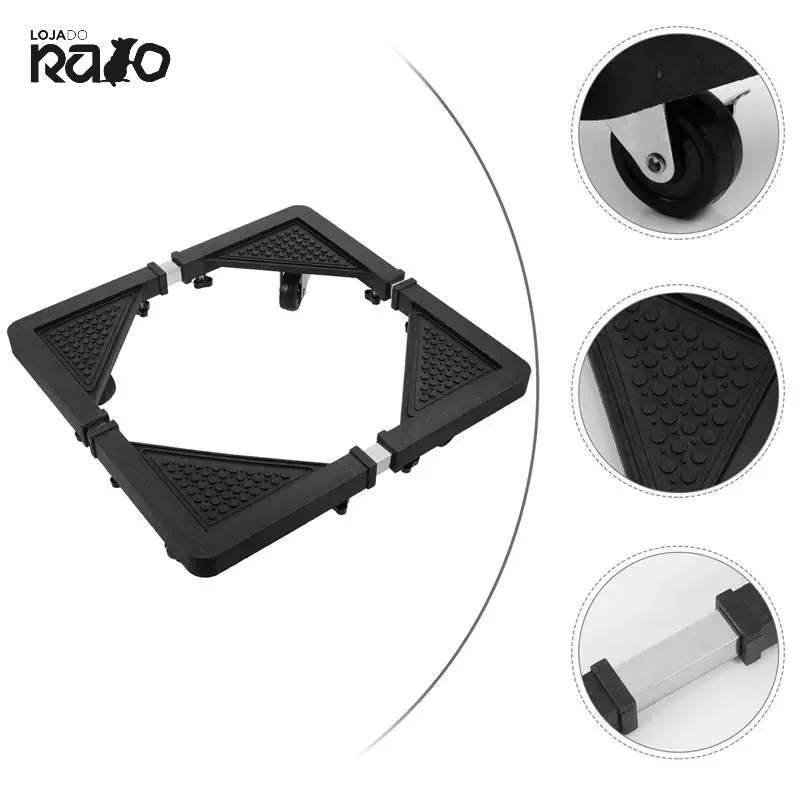 Base Móvel Ajustável com Rodas - Image 3