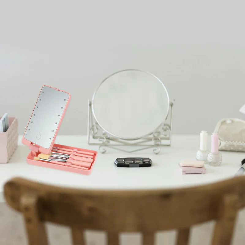 Beauty Box - Espelho Led com 5 pincéis de Maquilhagem - Image 7
