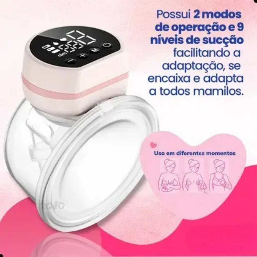 Bomba Tira Leite Recarregável Mãos Livres - Image 6