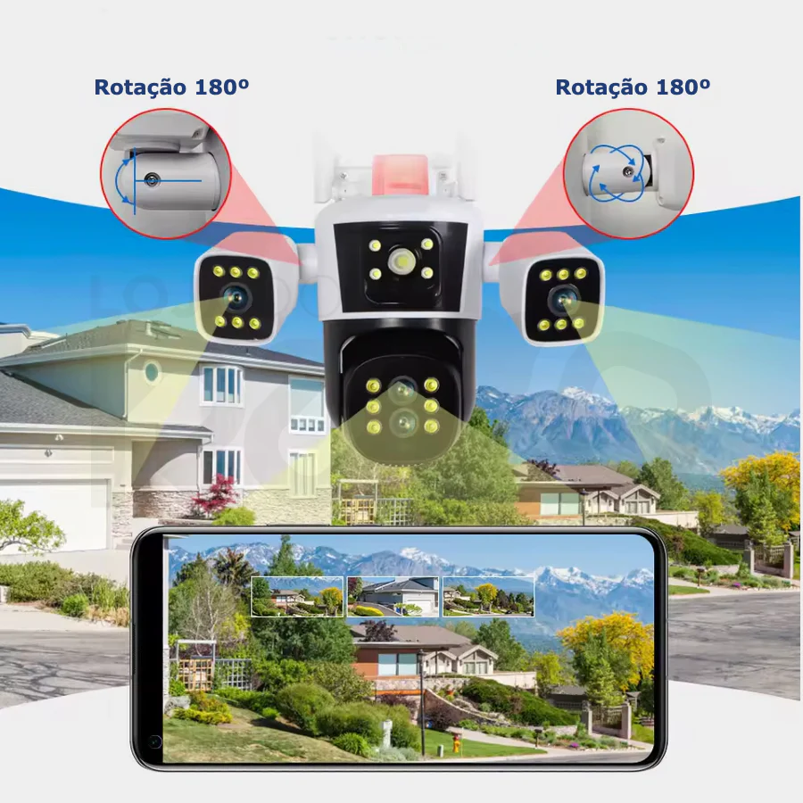 Câmara 4K Panorâmica Multi-Lente G555 - Image 3