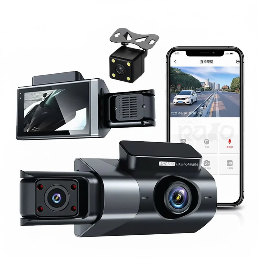 Câmara DVR Dual para Carro - V-8506