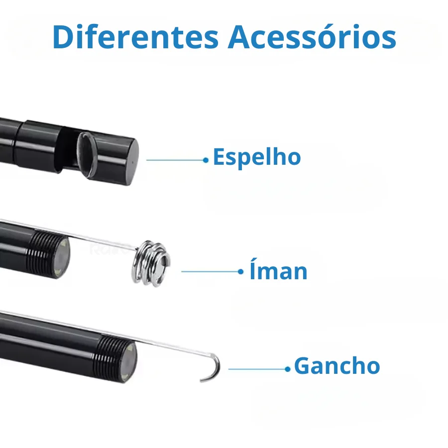 Câmara Endoscópica Wi-Fi IP67 - Q-NK65 - Image 7