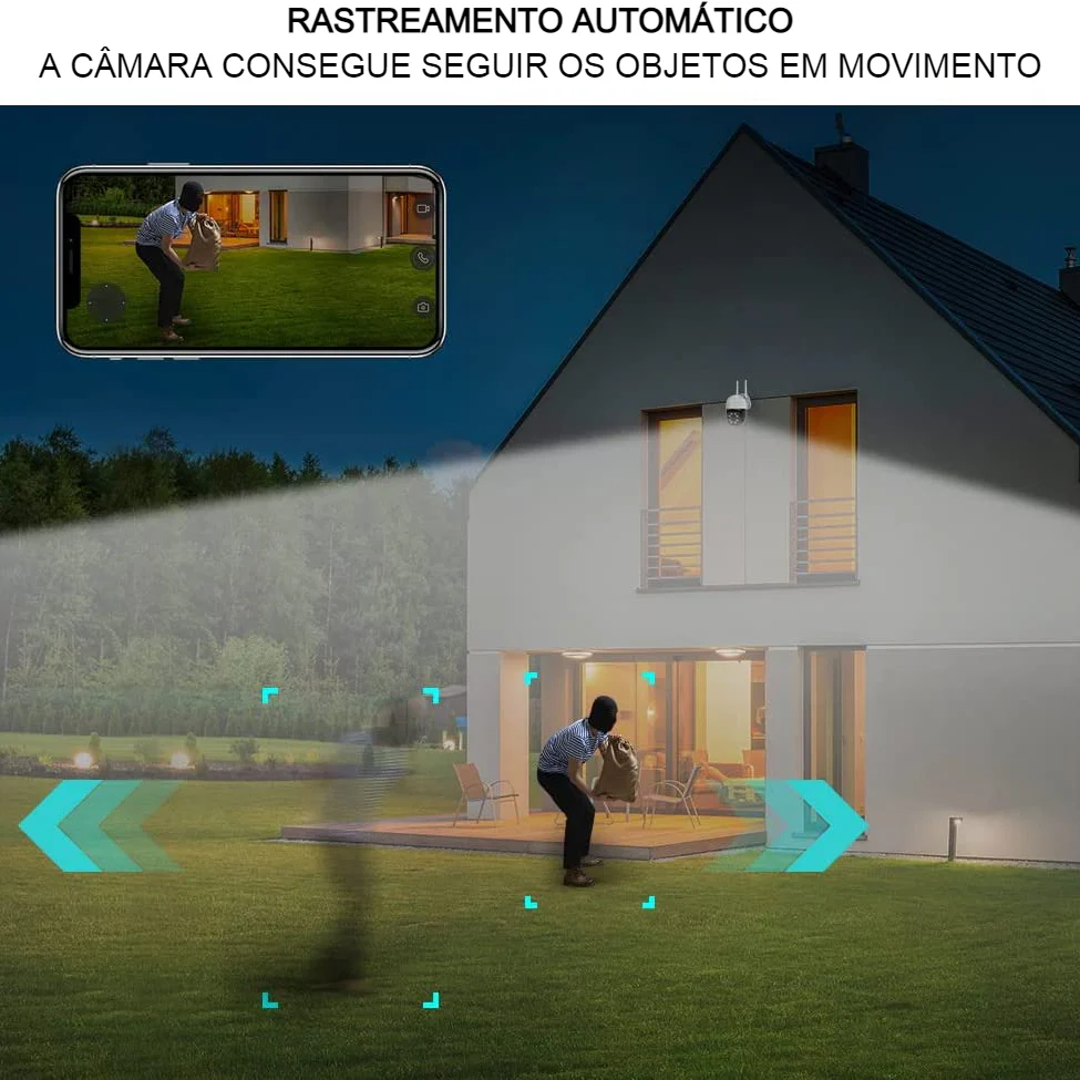 Câmara WIFI Inteligente Jortan JT-8170 - Image 5