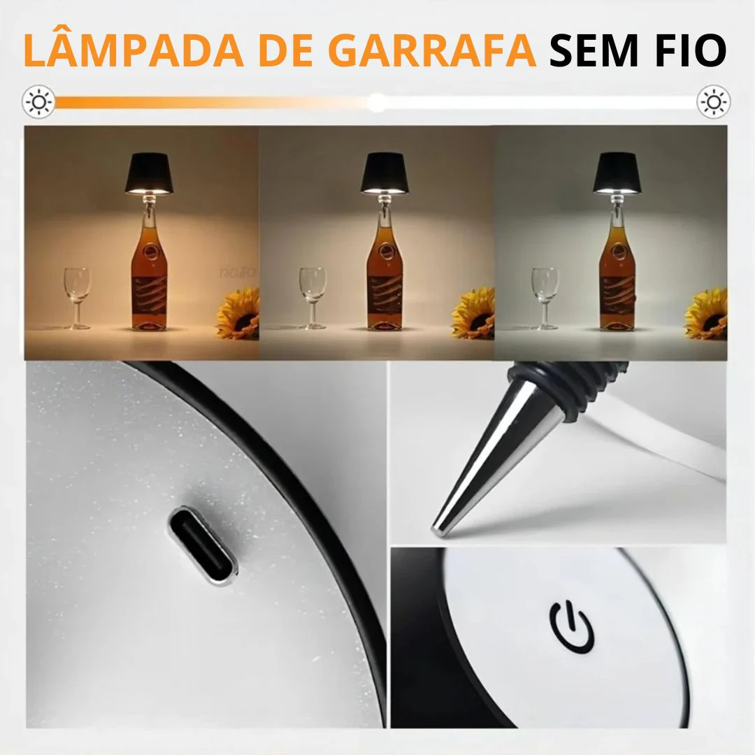 Candeeiro Recarregável para Garrafas - Image 7