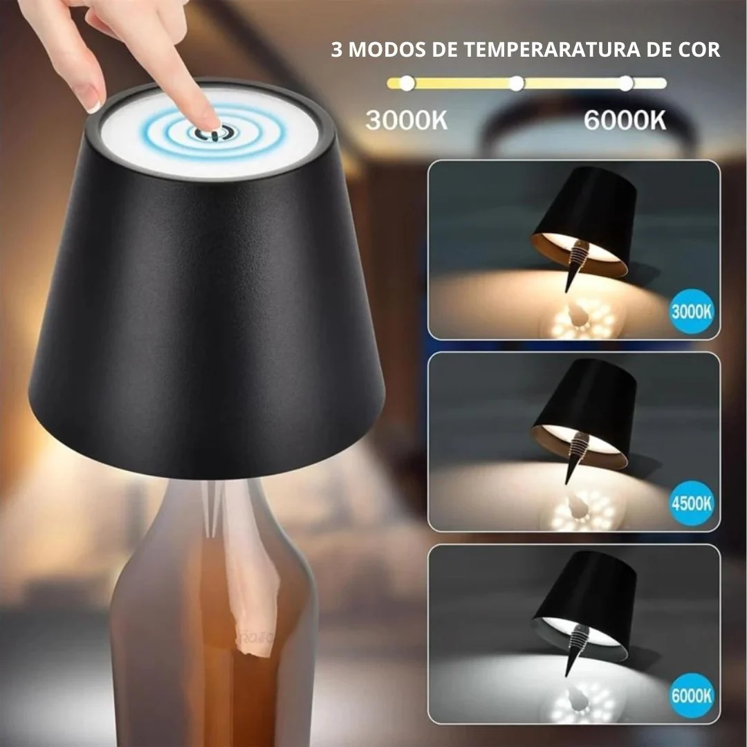 Candeeiro Recarregável para Garrafas - Image 9