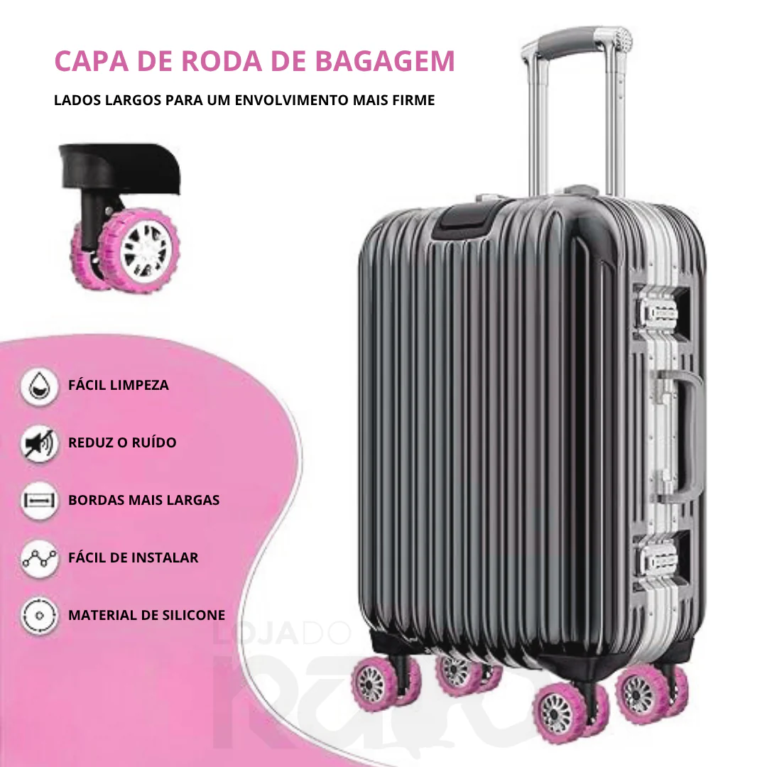 Capas Protetoras para Rodas de Bagagem - 8 Pçs - Image 4