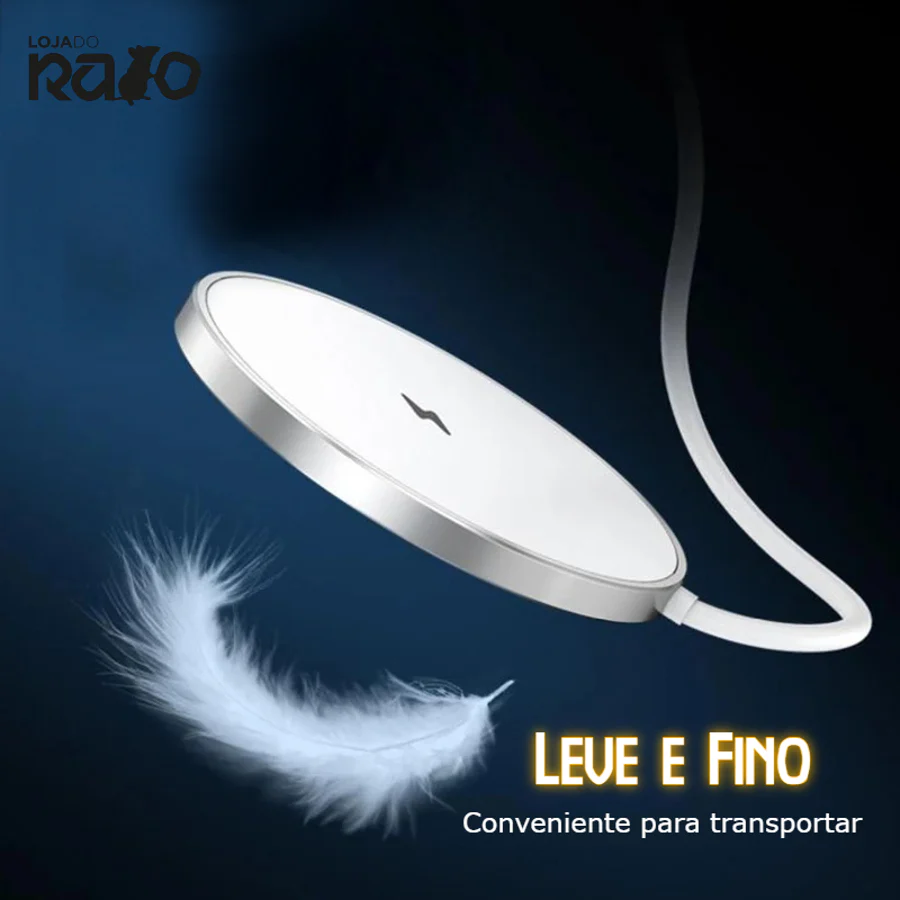 Carregador Wireless Portátil - Carregamento Rápido - Image 6