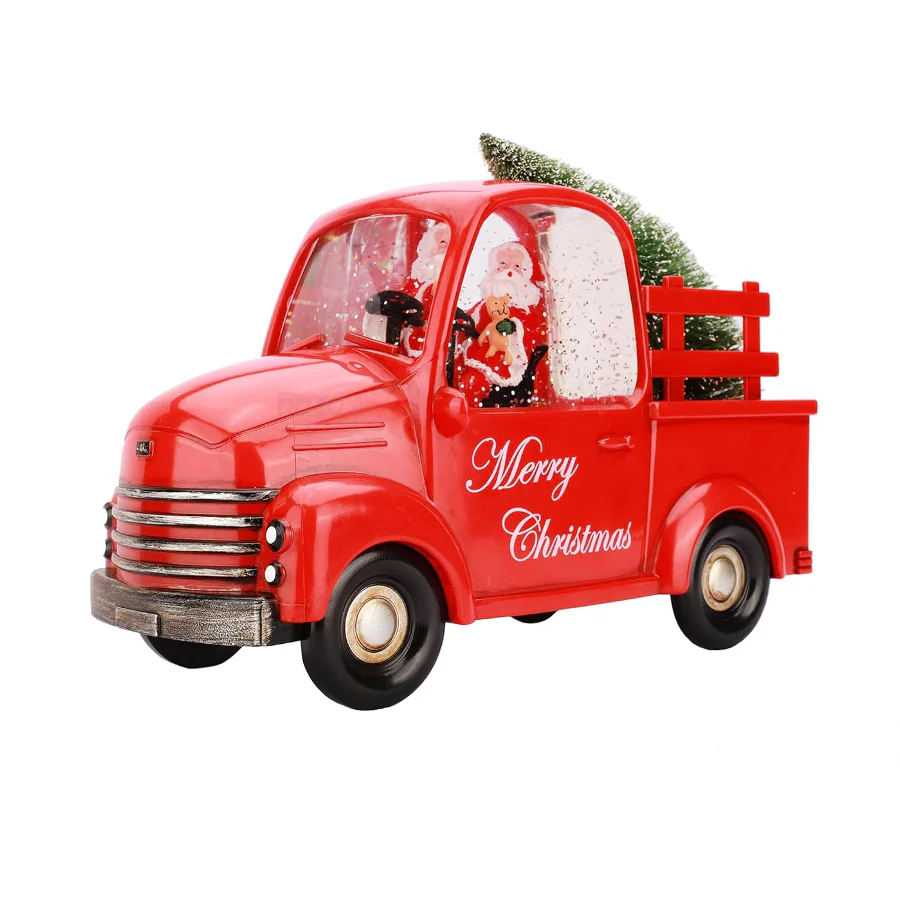Carro Natalício Pai Natal Iluminado - Image 3