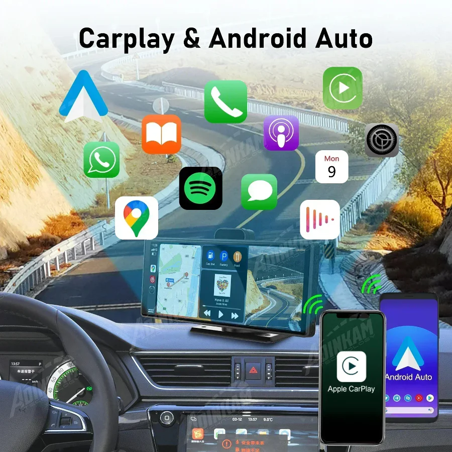 Central Multimédia 4K - Android Auto e CarPlay Q-CA600 - Image 8
