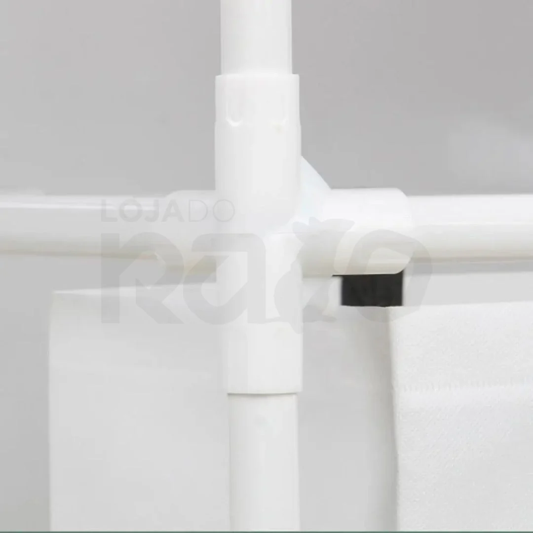 Cesto de Roupa Suja Dobrável com Rodas - Image 7