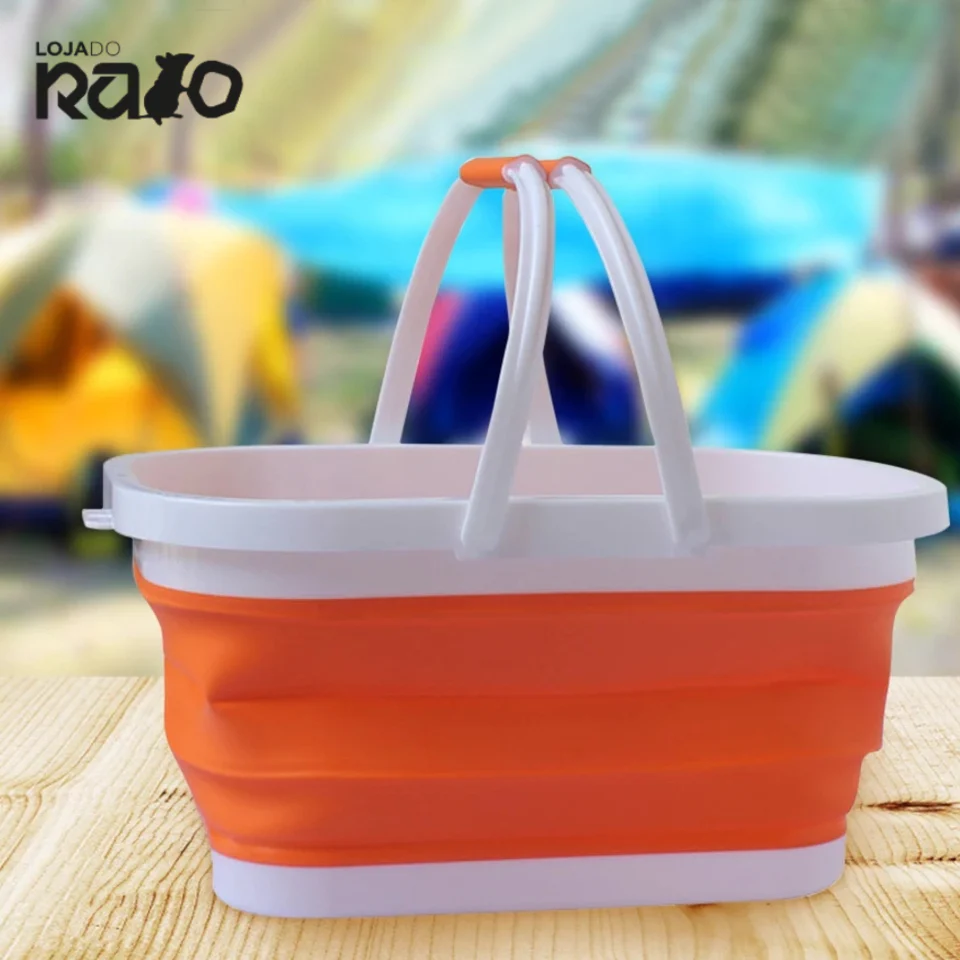 Cesto Dobrável Multifuncional em Silicone - Image 7