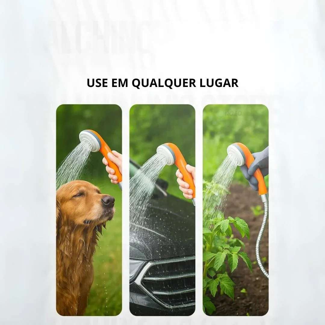 Chuveiro Portátil de Exterior Recarregável - Image 5