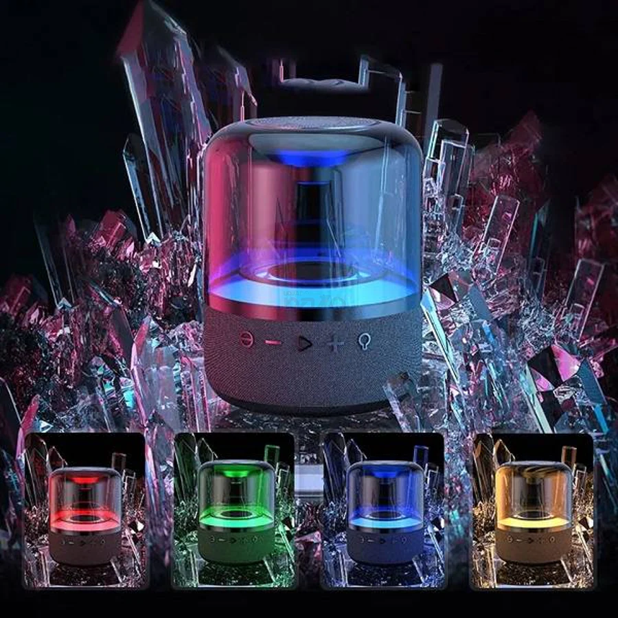 Coluna Bluetooth LED KMS-167