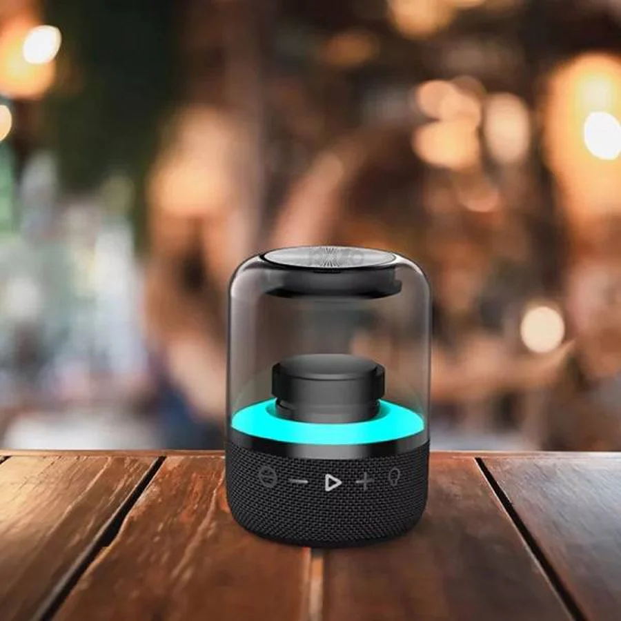 Coluna Bluetooth LED KMS-167 - Image 3