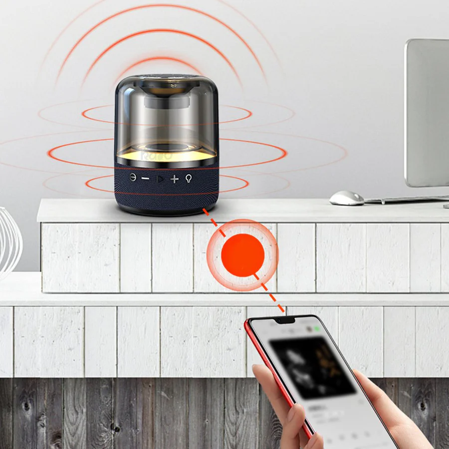 Coluna Bluetooth LED KMS-167 - Image 4