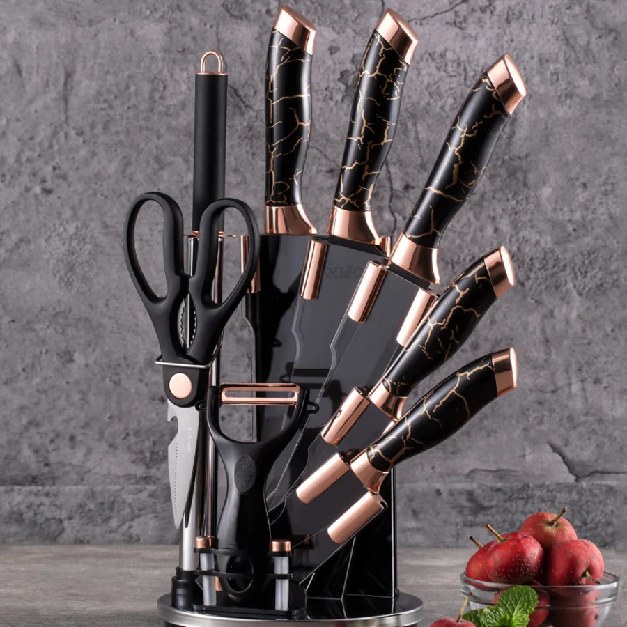 Conjunto de Facas de Cozinha - 9 Peças