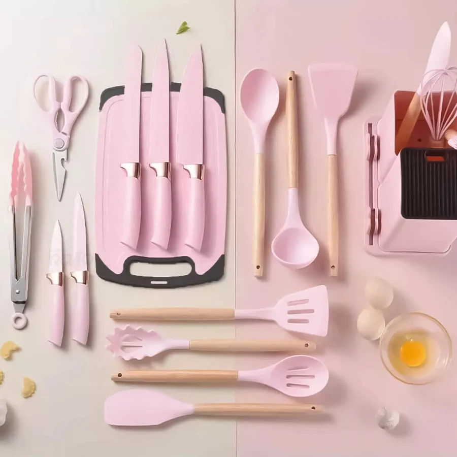 Conjunto de Utensílios de Cozinha - 19 Peças - Image 2