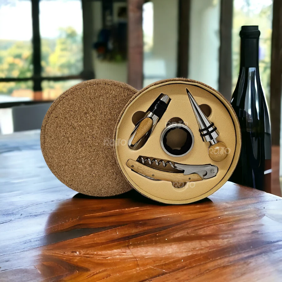 Conjunto para Vinho em Cortiça - Image 2