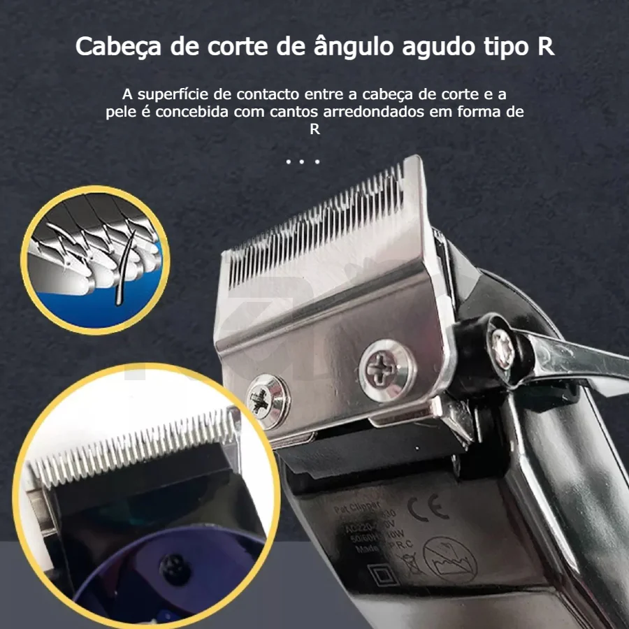 Conjunto Profissional de Tosquia para Animais - Image 6
