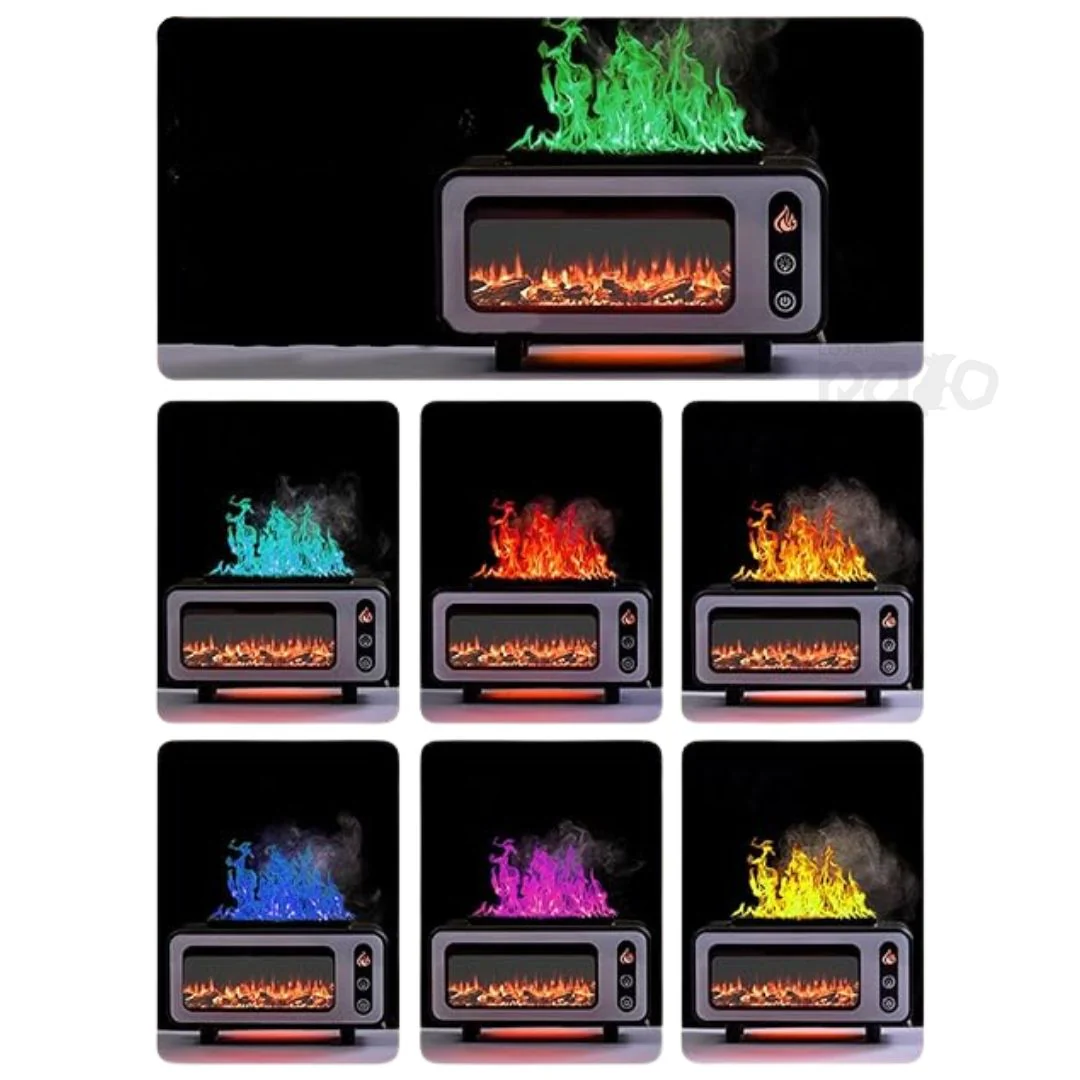 Difusor de Aromas Lareira LED RGB - Q-JS80 - Image 3