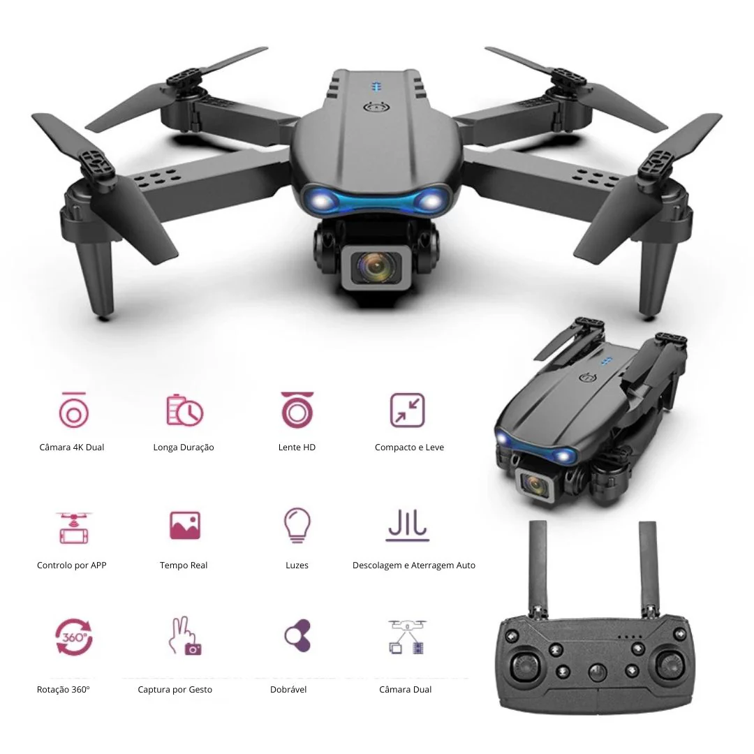 Drone E99 Pro c/ Câmara HD FPV - Image 10