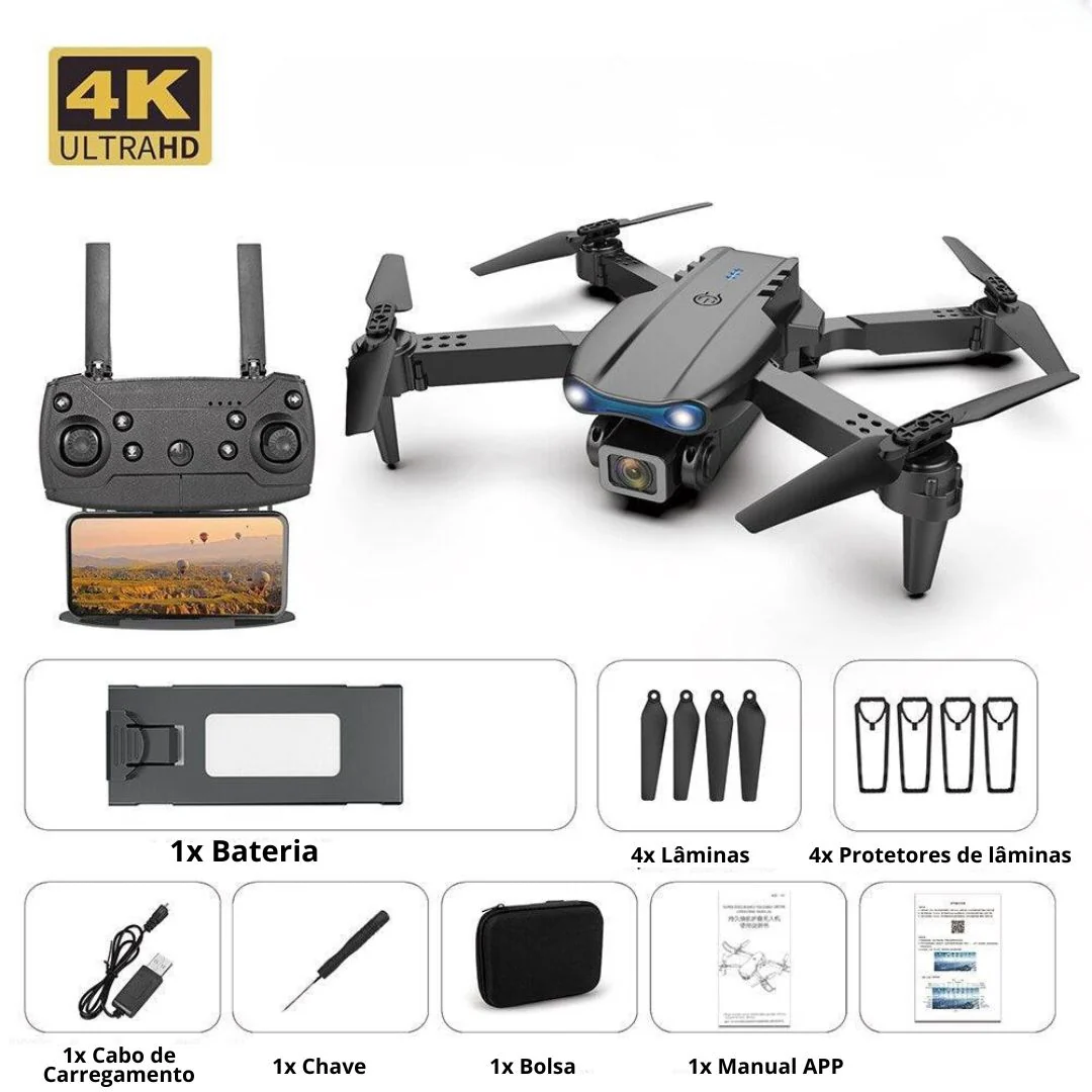 Drone E99 Pro c/ Câmara HD FPV - Image 8
