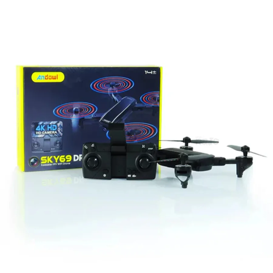 Drone SKY69 - Câmara 4K e Hélices LED - Image 2
