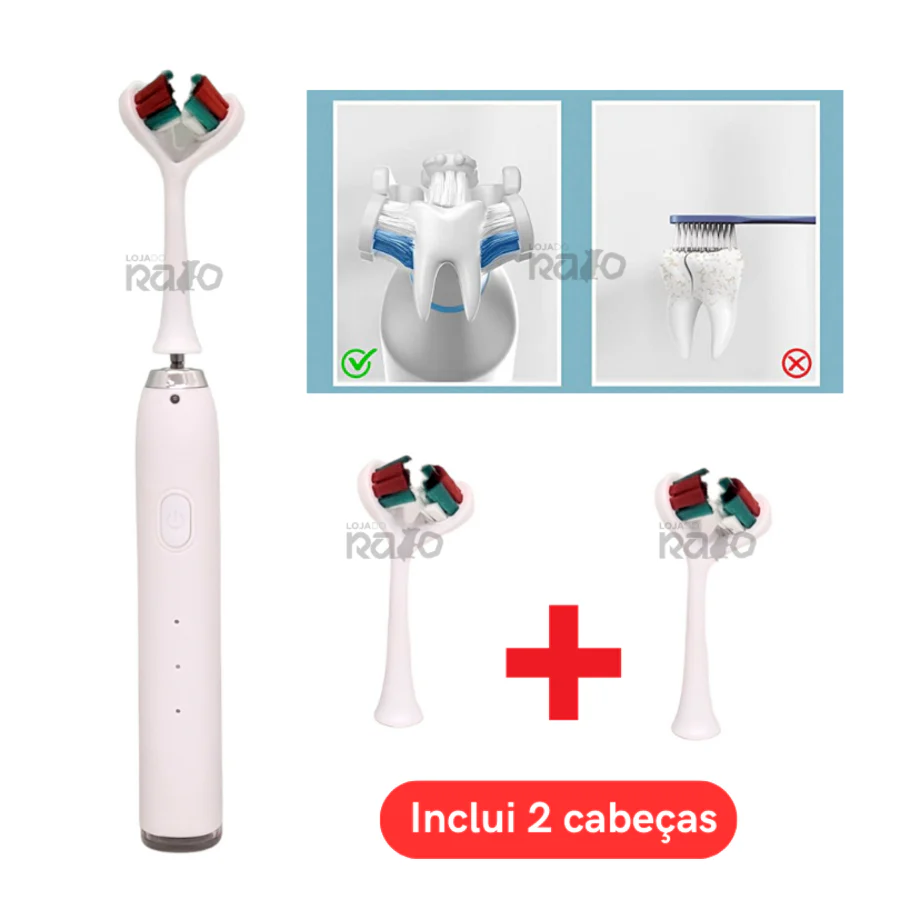 Escova de Dentes Elétrica Cabeça Dupla - Image 4