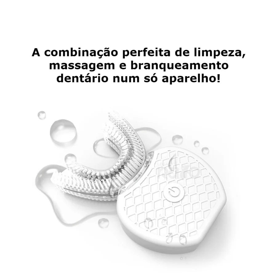 Escova de Dentes Elétrica em Forma de U - Limpeza, Massagem e Branqueamento - Image 9