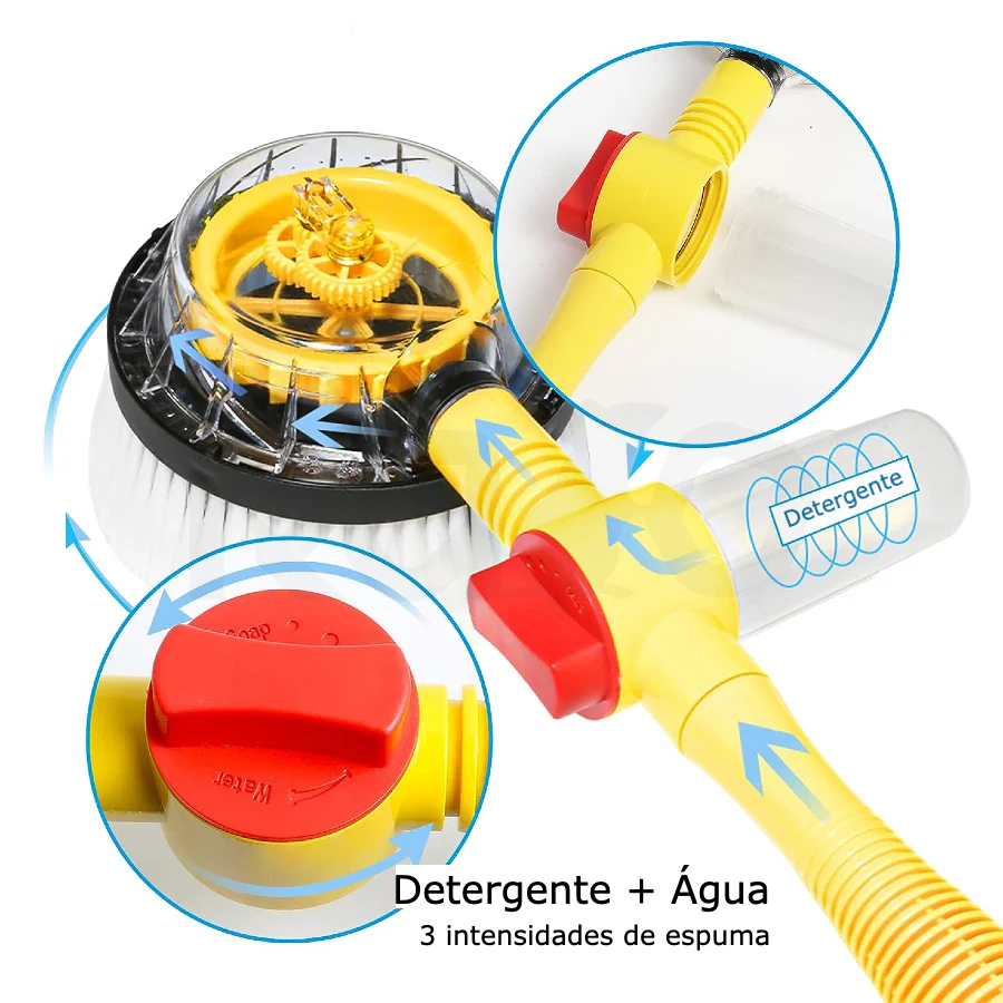 Escova Rotativa Automática para Lavar Carros - Image 9