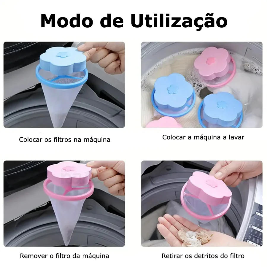 Filtro para Máquina de Lavar Roupa - 2Pcs - Image 5
