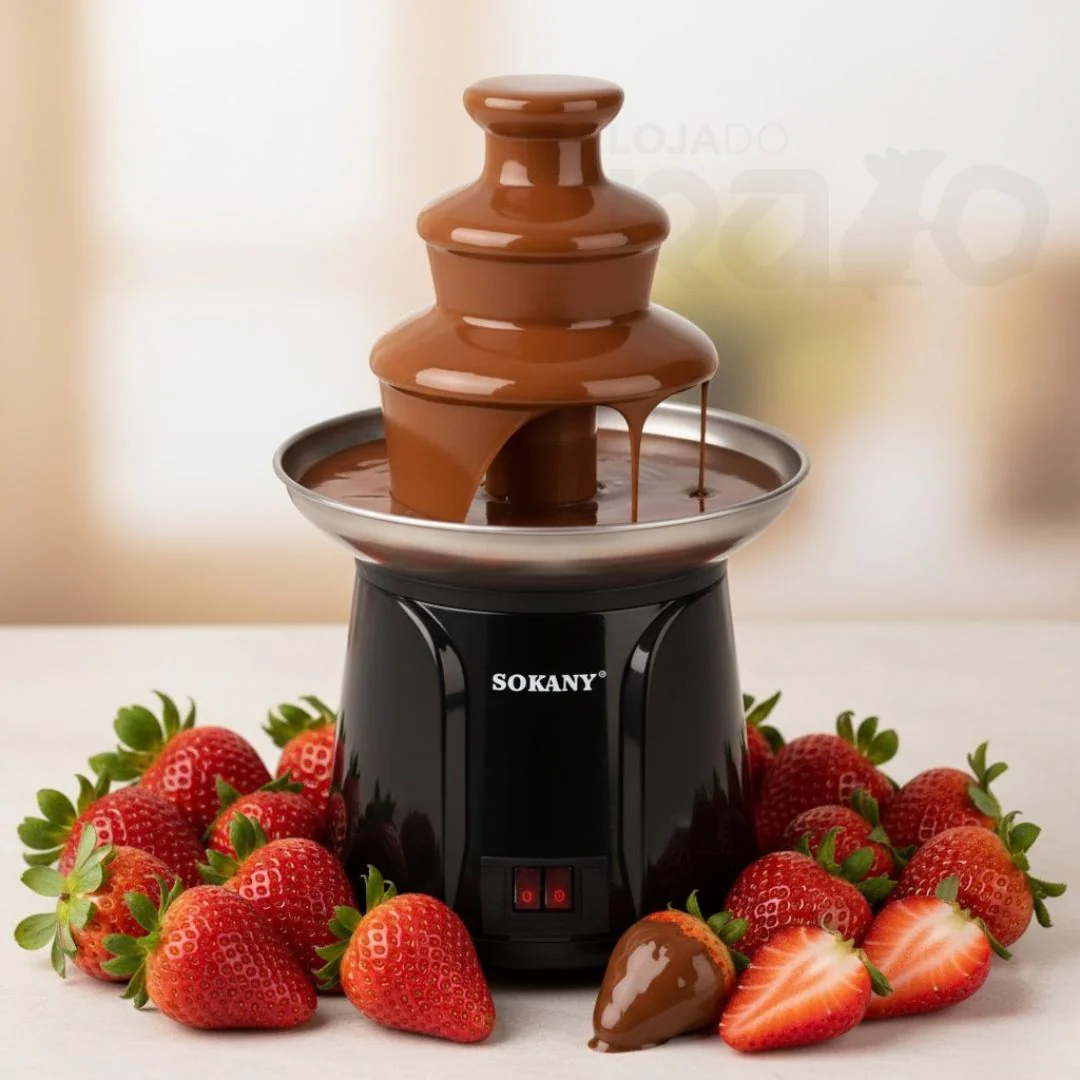 Fonte de Chocolate Elétrica Inox 3 Níveis - SK-07069
