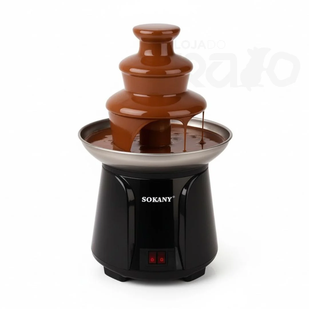 Fonte de Chocolate Elétrica Inox 3 Níveis - SK-07069 - Image 3