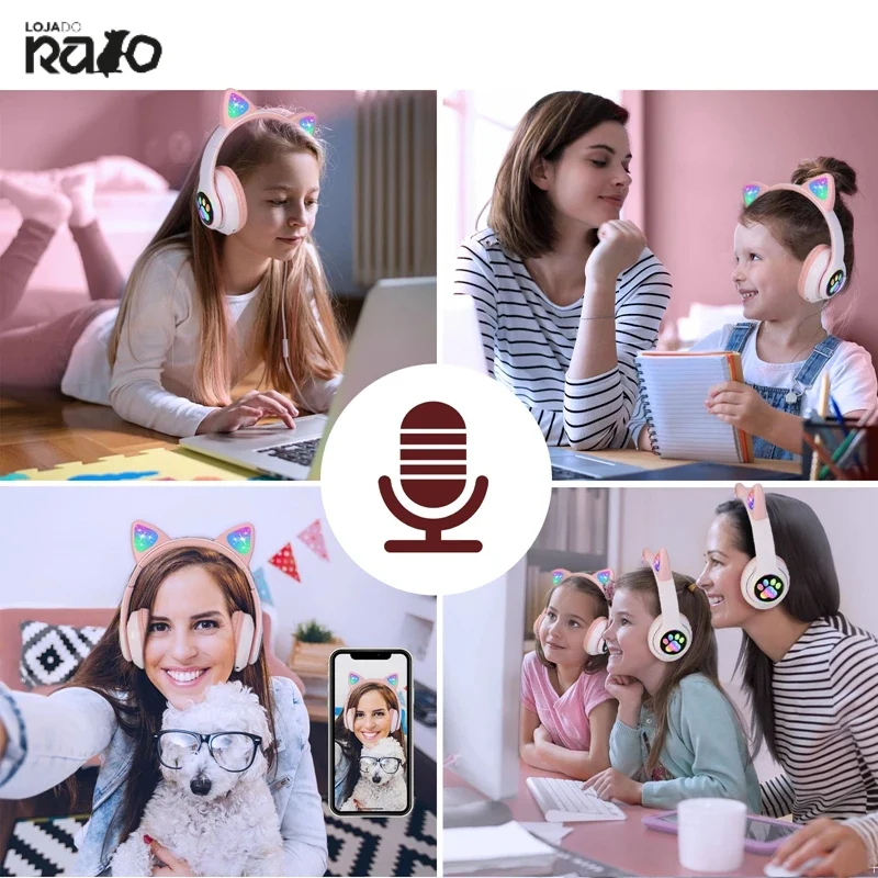 Headphones LED Orelha de Gato - Image 12