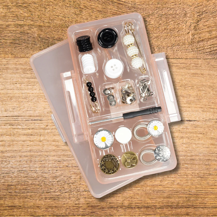 Kit de Costura de Botões de 40pcs