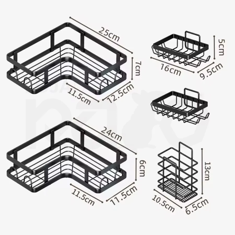 Kit de Organizadores para Duche - 5 Pcs - Image 7