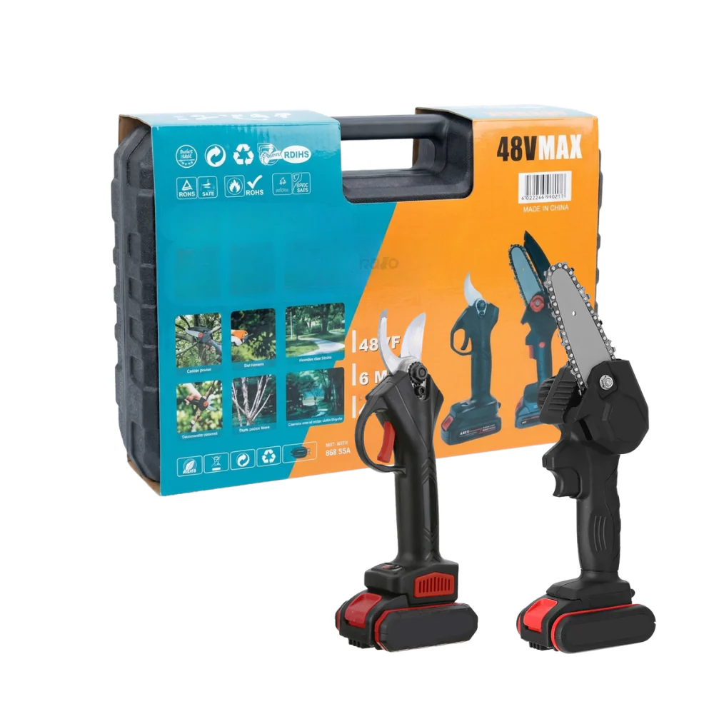 Kit Motosserra + Tesoura de Poda 48V - WXJ-0632