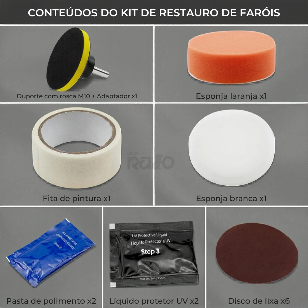 Kit Restauro Faróis MaXeed - Image 3