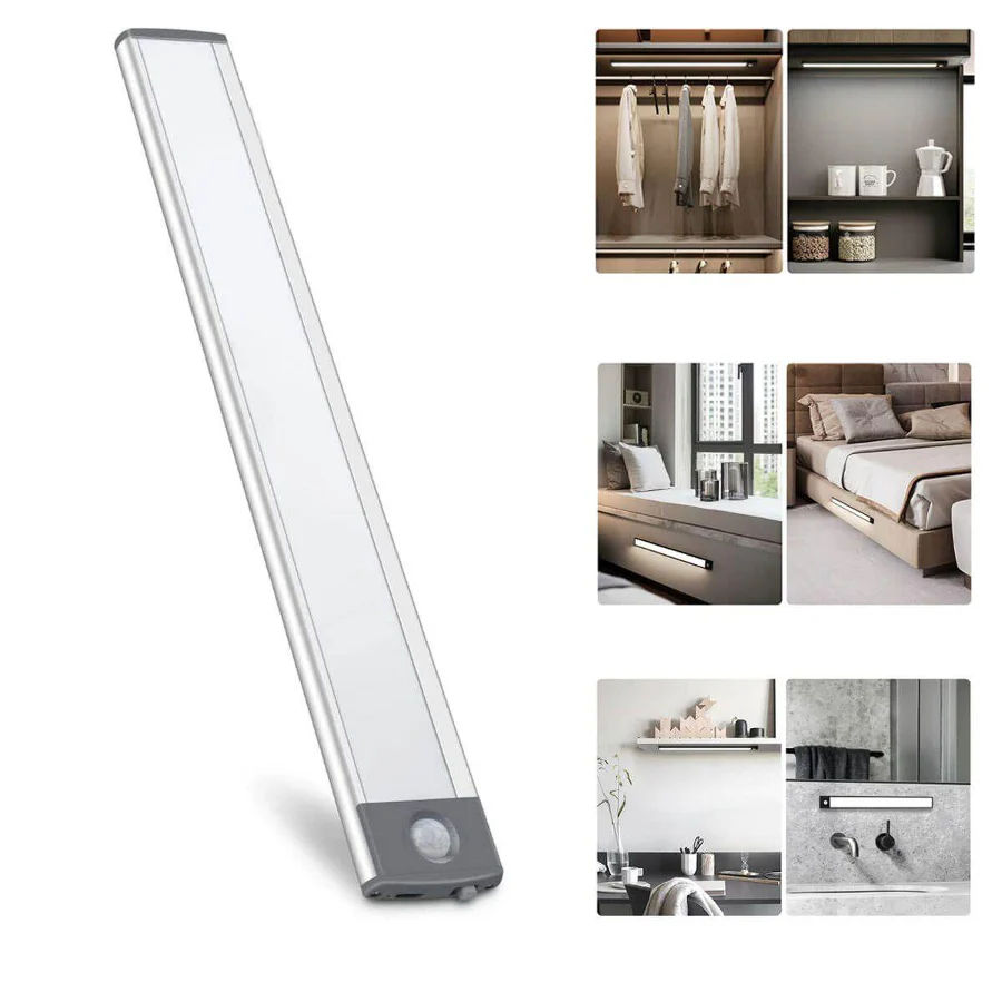 Lâmpada LED Recarregável com Sensor COBA