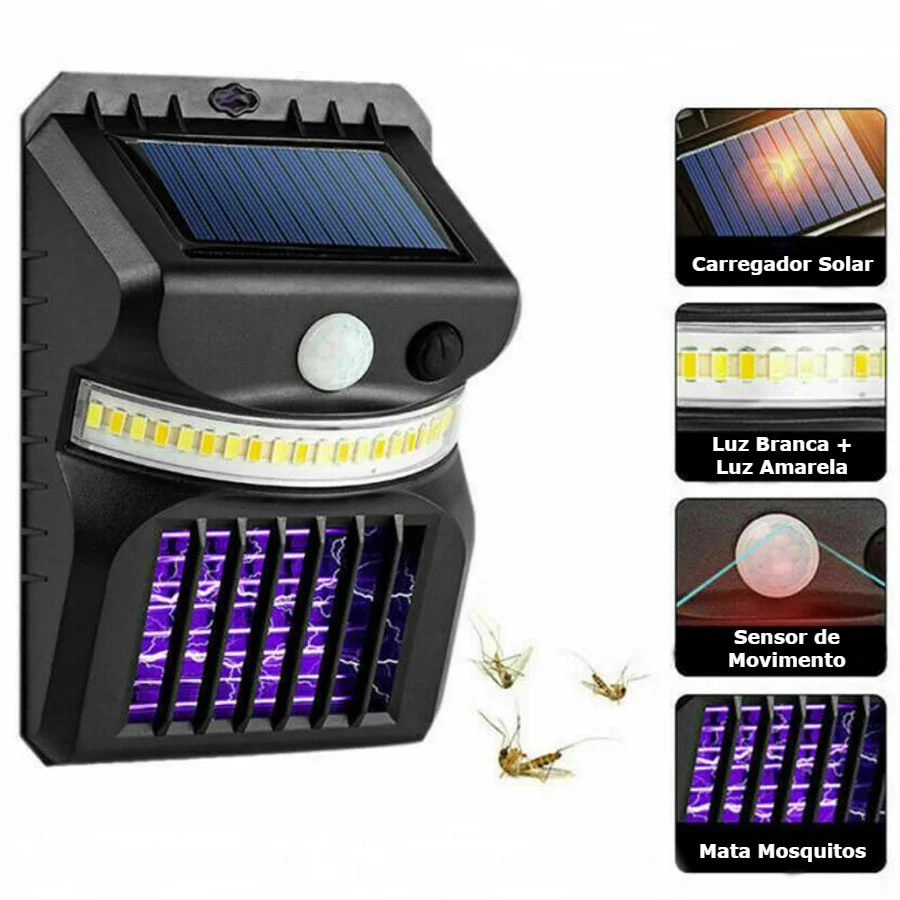 Lâmpada LED Solar Anti Mosquitos - Image 5
