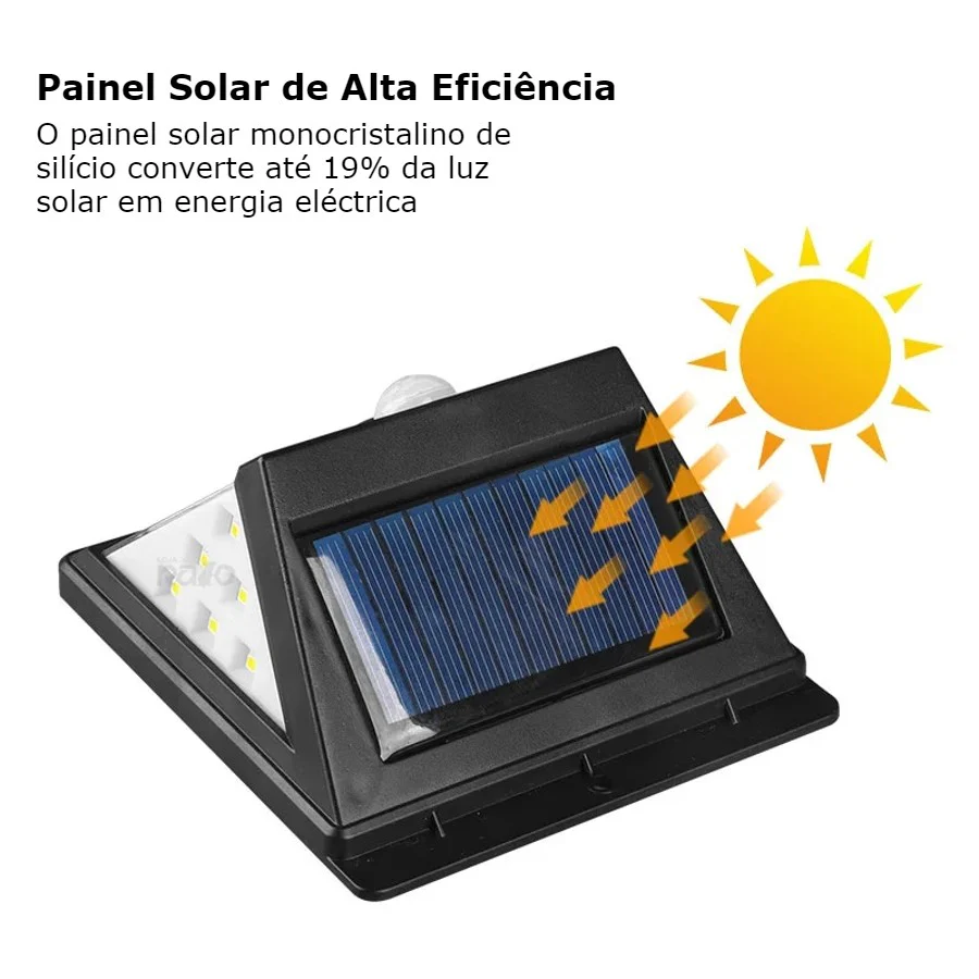 Lâmpada Solar com Sensor de Movimento 40 LEDS - Image 8
