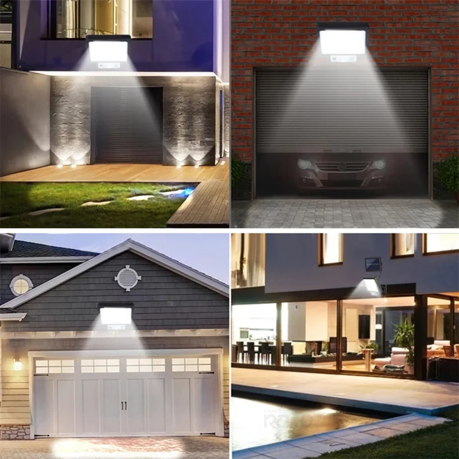 Lâmpada Solar com Sensor e Comando 120LEDS - Image 3