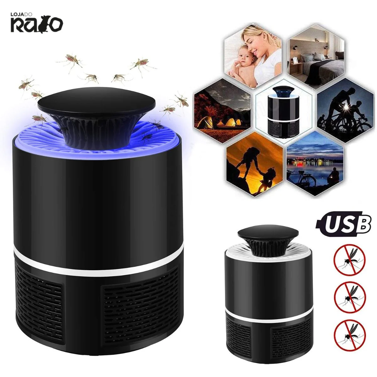 Lâmpada UV Anti-Mosquitos - Image 4