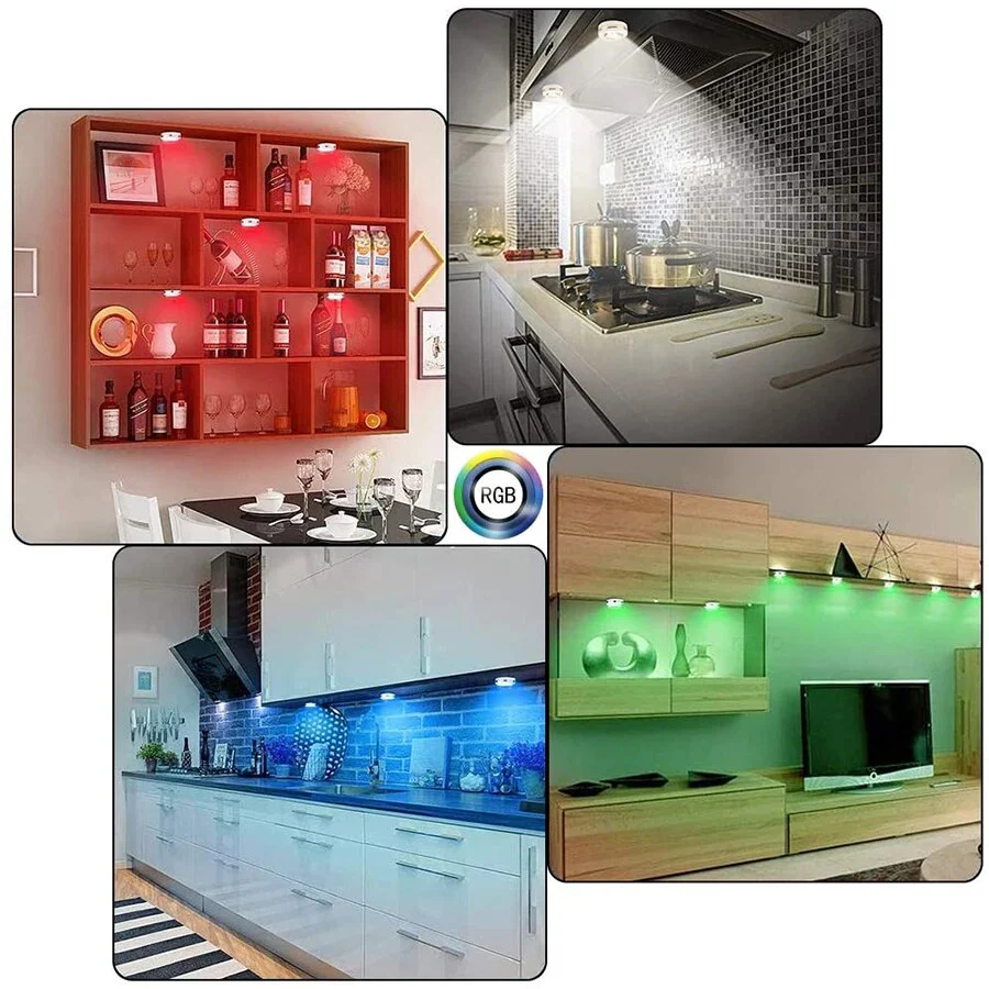 Lâmpadas LED RGB com Comando - Pack de 2 - Image 3