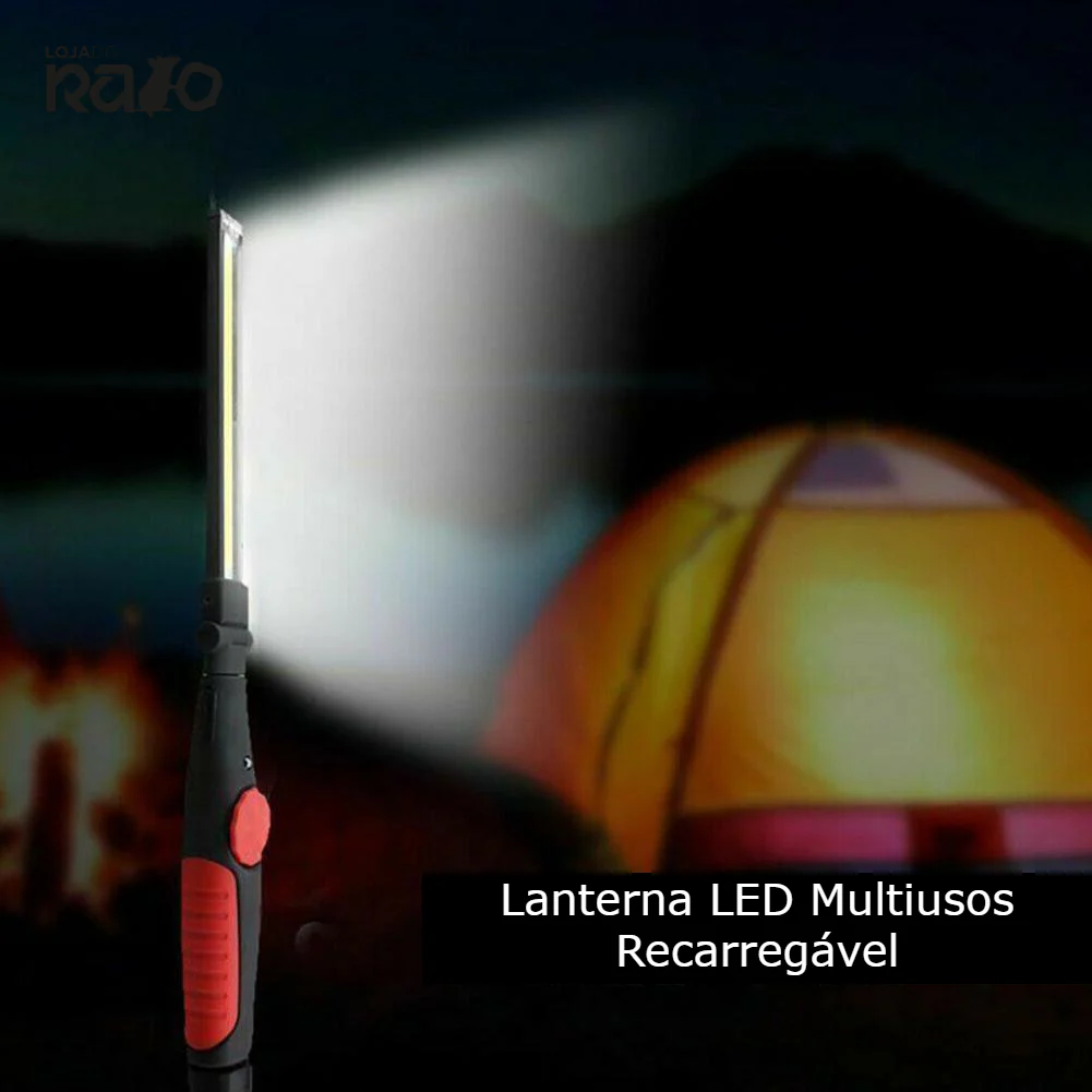 Lanterna LED Multiusos Recarregável